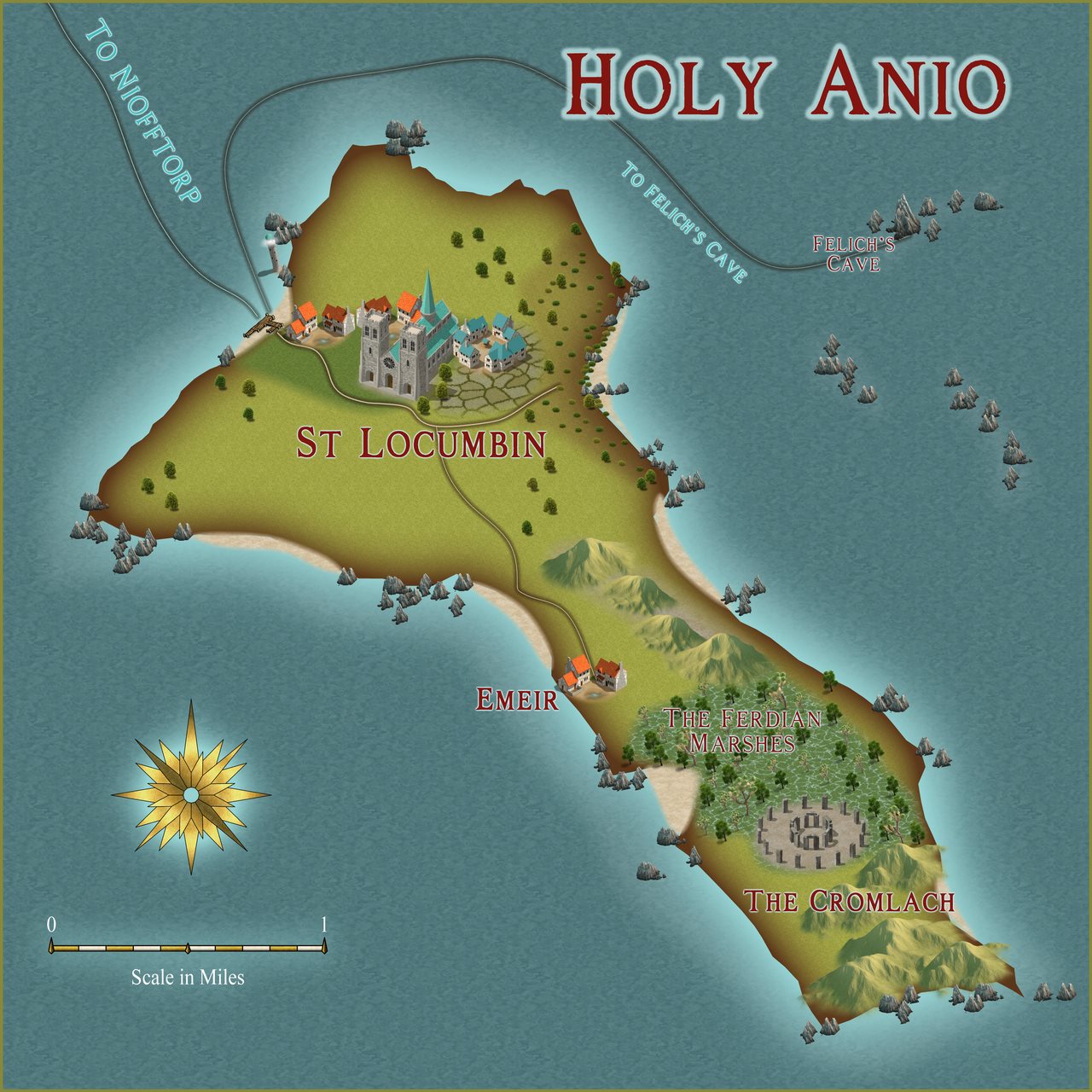 Nibirum Map: holy anio by Quenten Walker